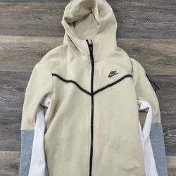 Brown grey and white rare nike tech 