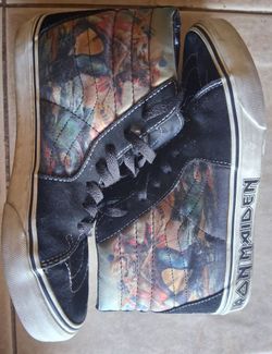 Rare Iron Maiden The Trooper Vans size 9 adult shoe