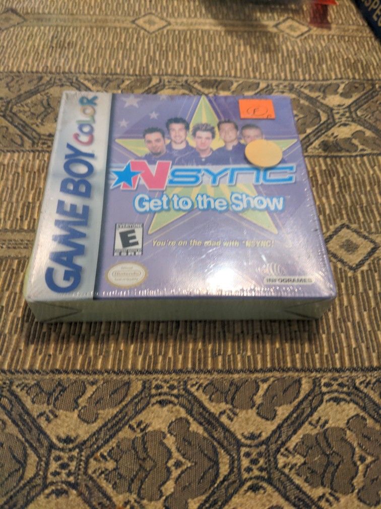 Game Boy Color NSYNC Brand New Game.