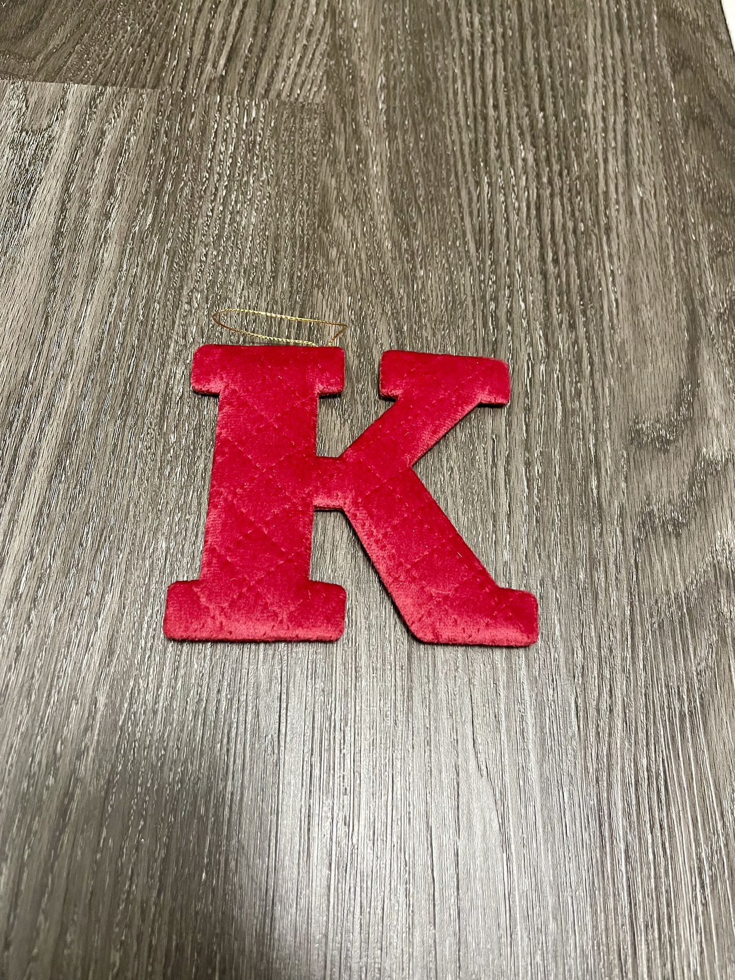 Letter “K” Ornaments