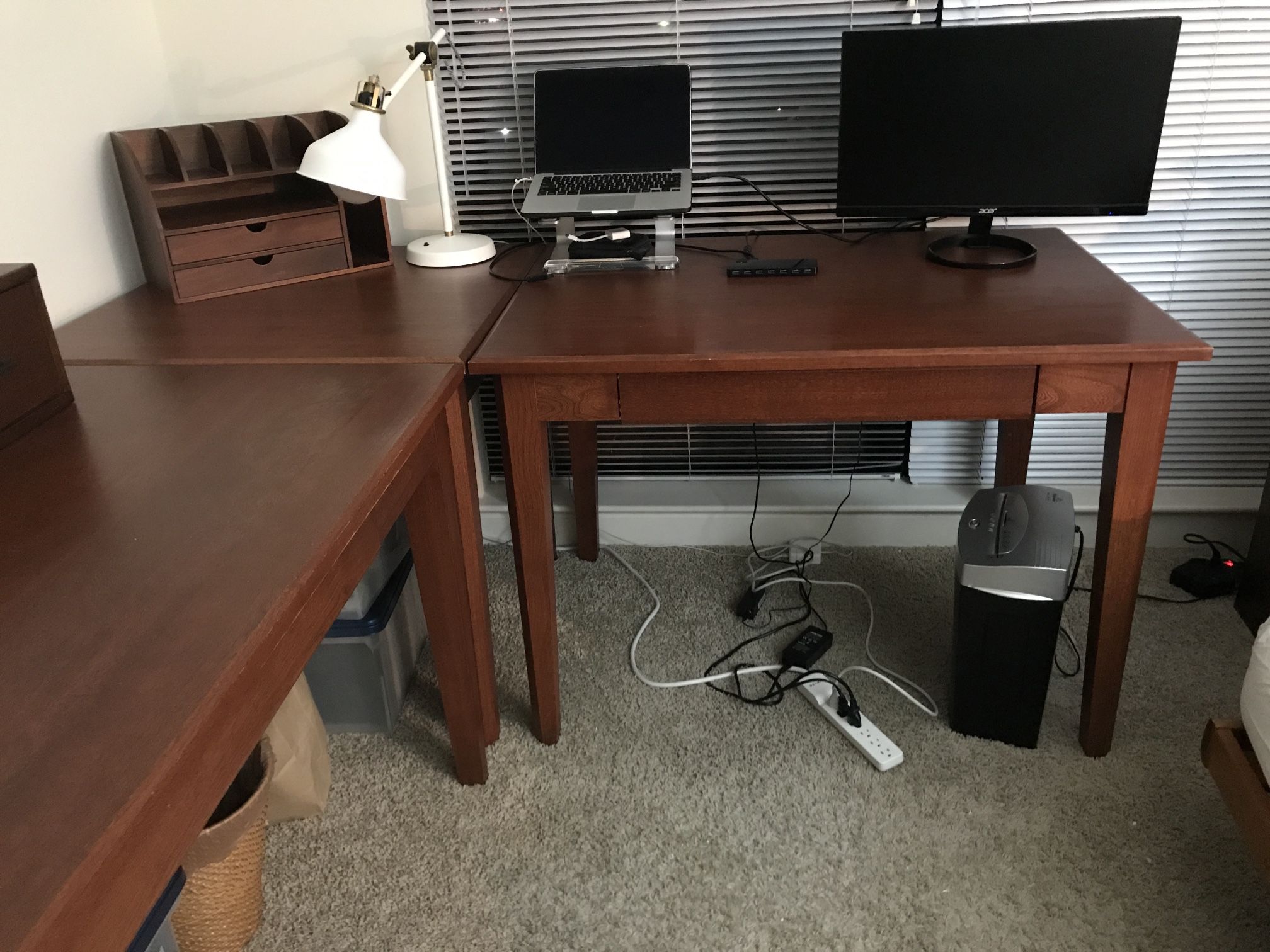 Desk With Corner Table