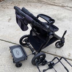 Baby Jogger City Select Stroller Black With Accessories Skate Deck 