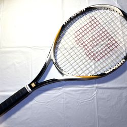 Wilson White Black Orange US Open Oversize Tennis Racquet / Racket - PRICE FIRM