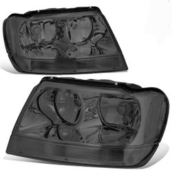 99-04 Jeep Grand Cherokee Headlights Luces Micas Calaveras Faros Faroles Focos Headlamps 