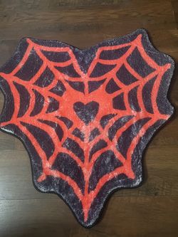 Valentines Web Spider Rug 