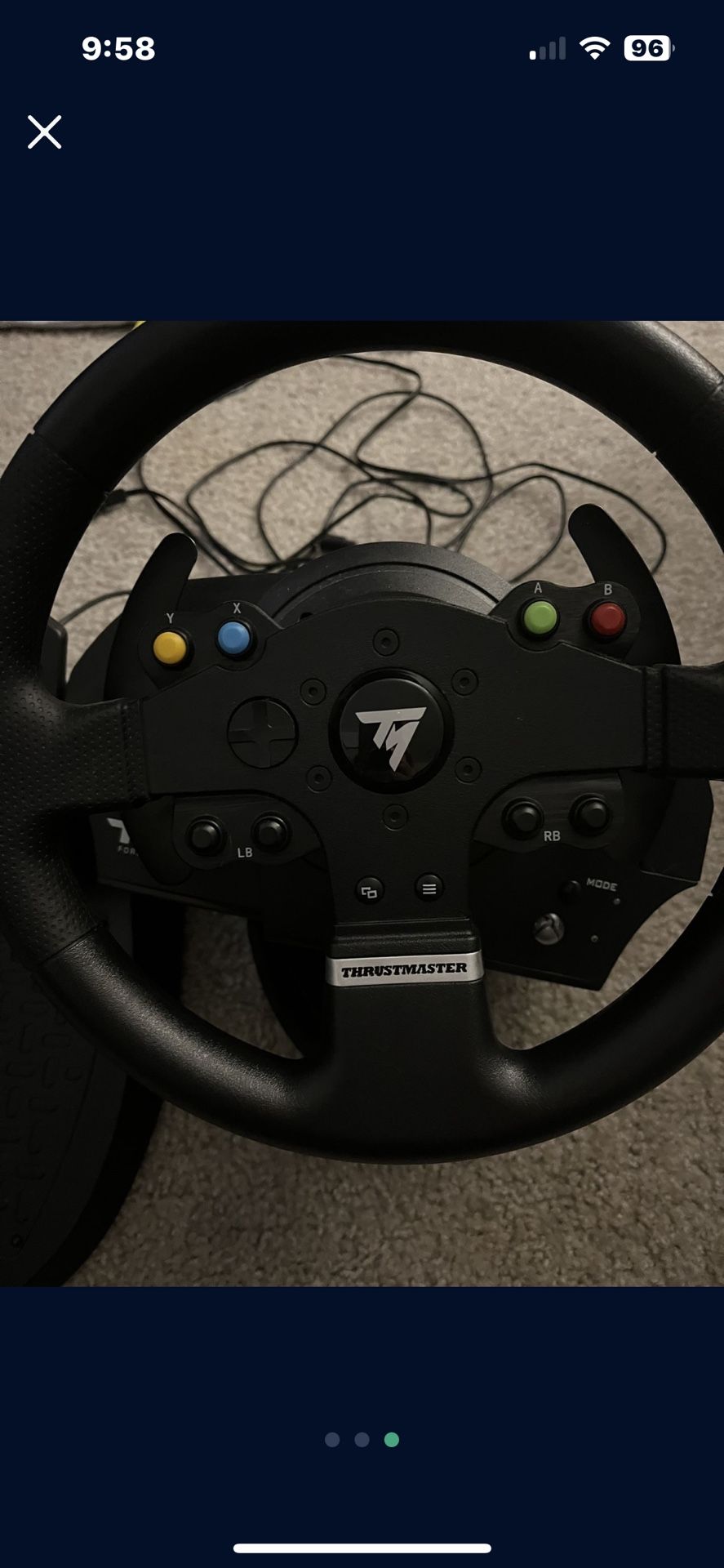 TMX steering wheel 