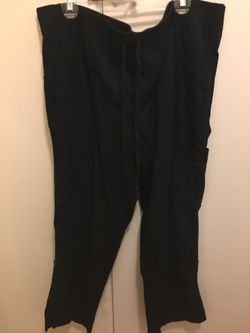 Black Cargo Pants Size 18