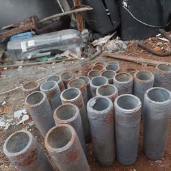 1"diameter Galvanized Steel Nipples, Various Lengths