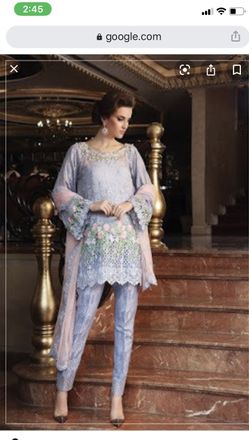 New 3 piece large Maria b party dress