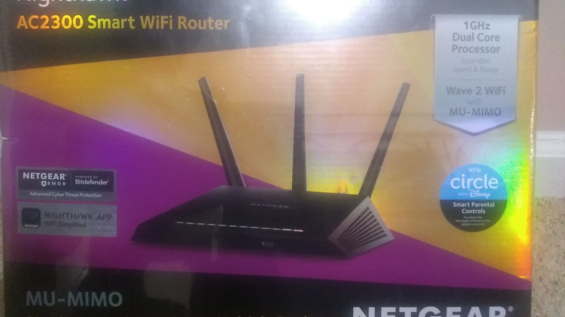 New Nighthawk AC2300 Smart WiFi Router