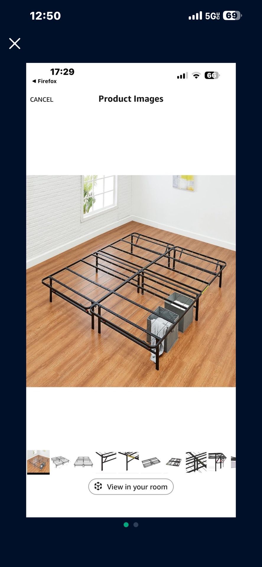 Black Queen Bed Frame