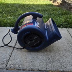 bluedri pro 1/4hp air mower blower fan