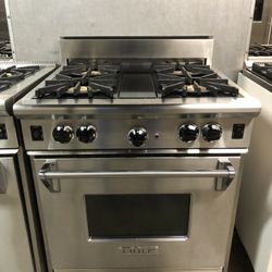 Wolf 30” Stainless Steel Gas Range Stove 