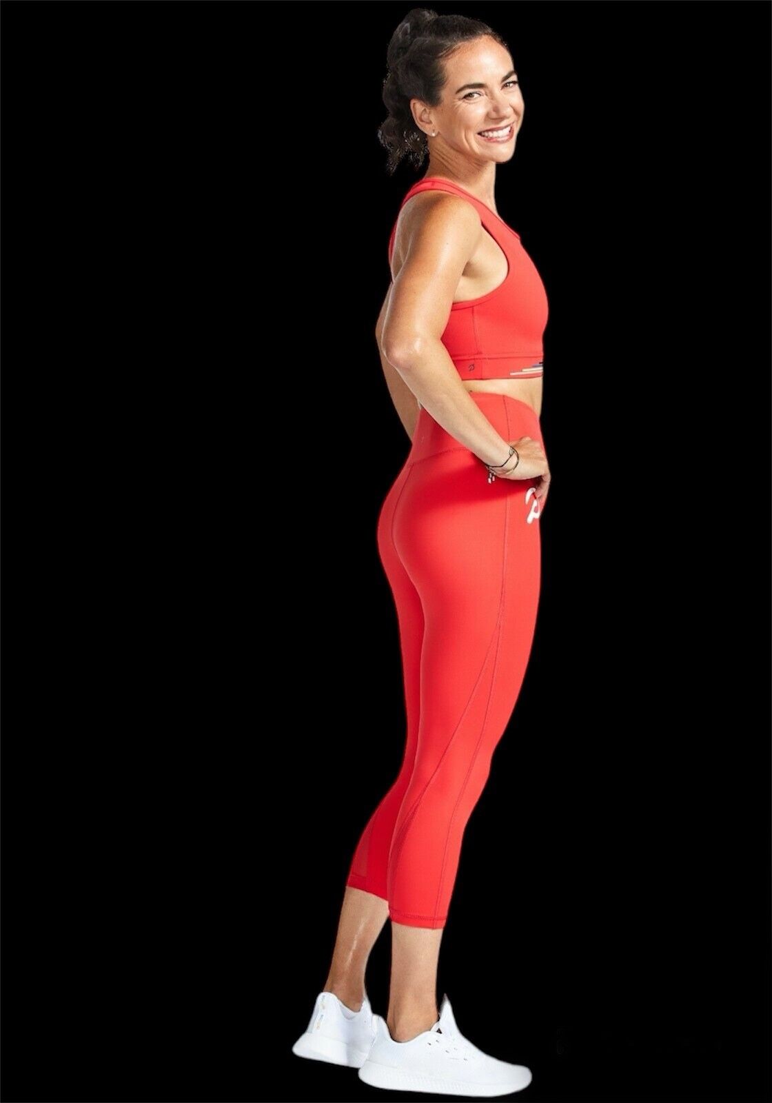 NWT Peloton United London Capri & US High Neck Bra Set – Size M