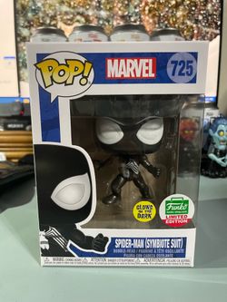 Funko Pop Marvel #725 Spider-Man (Symbiote Suit) Glows In The Dark Limited Edition