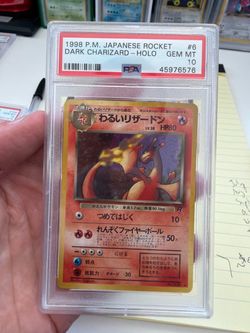 1998 Dark Charizard Holo PSA 10 Swirl