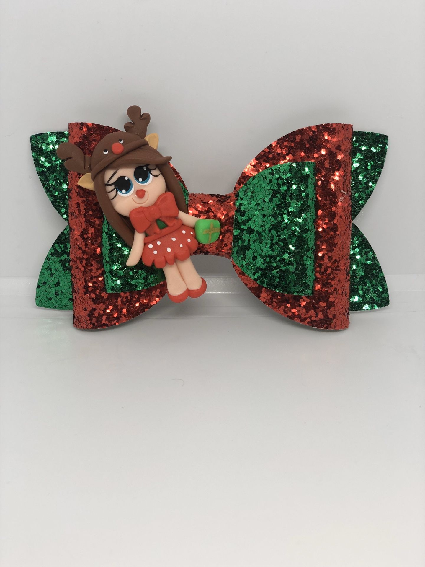 Christmas hair bow