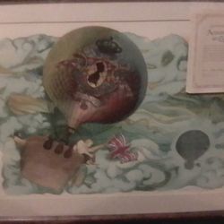 Around The World Antique Picture 