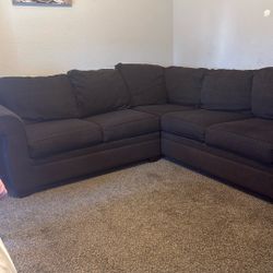 Chocolate Colored Couch 