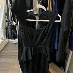 Bebe black dress