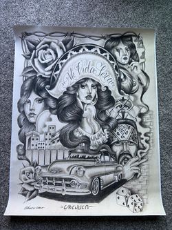 Tattoo art print by Chuco