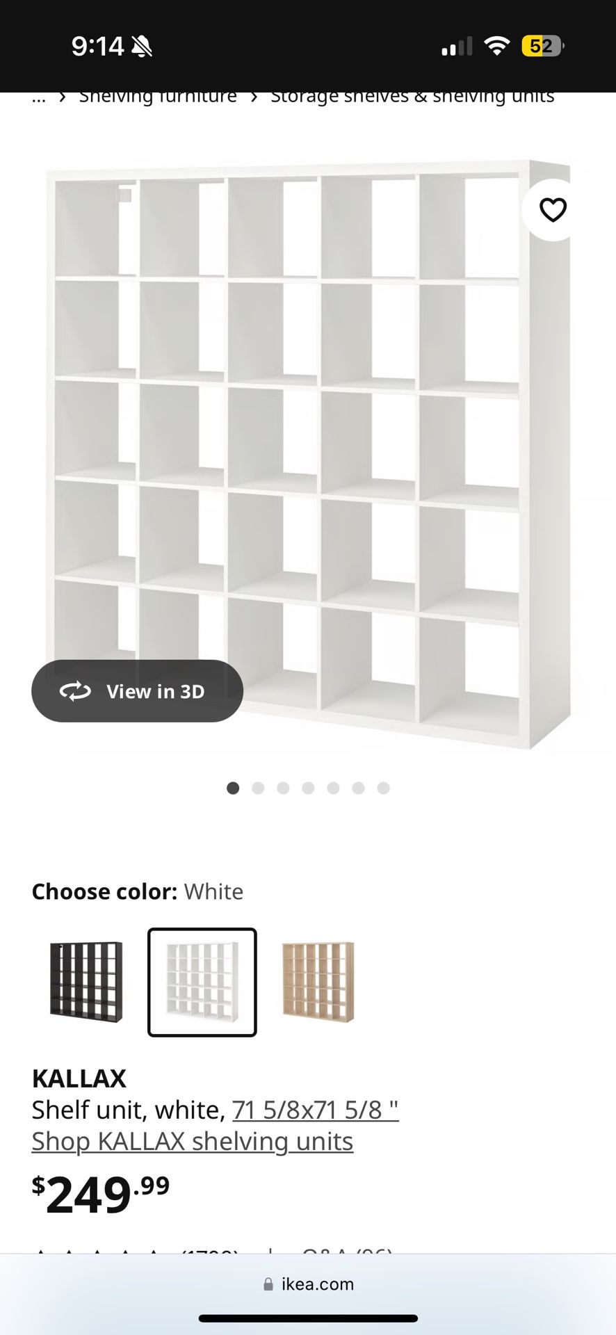 IKEA Shelving Unit 