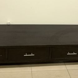 Large Black/Brown TV Stand.