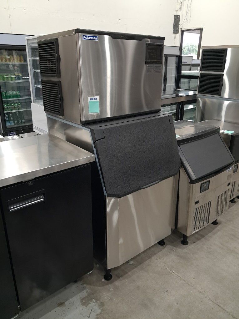 500lbs Ice Makar Machine NSF Commercial Restaurant Equipment Español