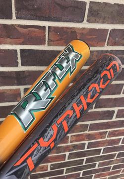 Pair of 31 inch Easton bats