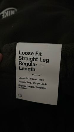 nike loose-fit straight leg regular length
