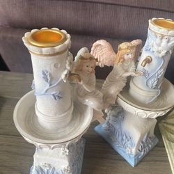 Candle Holders Pair New