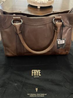 Frye Melissa satchel Dark Brown