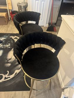 Black And Gold Bar Stools