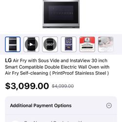 LG Double Oven