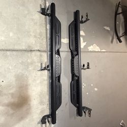 Tri Convex Platform Running Boards Compatible with 2009-2018 Dodge Ram 1500 Crew Cab, 2019-2024 Ram 1500 Classic Crew Cab, 2010-2026 Ram 2, Be