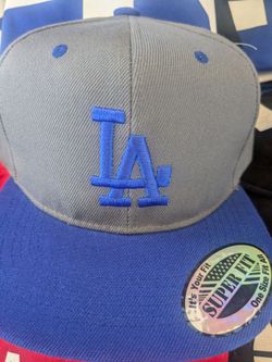 LA Snapback Hats Gray