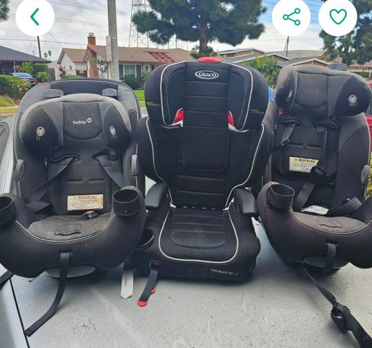 Carseats All 3 For $40!!!!!