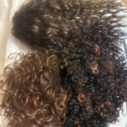 Drawstring ponytails for black women, used but nearly new, ponytail hair