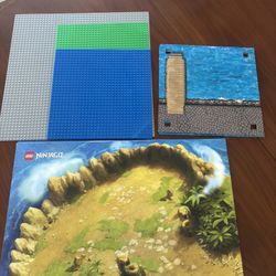 Lego Baseplates + Ninjago Board/ Mat