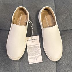 White close shoes