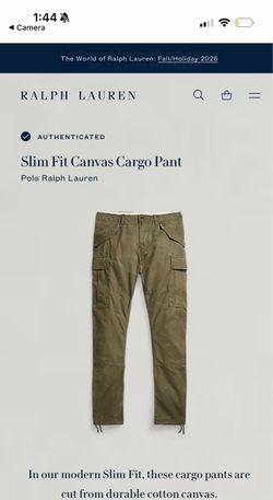 Polo ralph Lauren cargo pants size 32/32