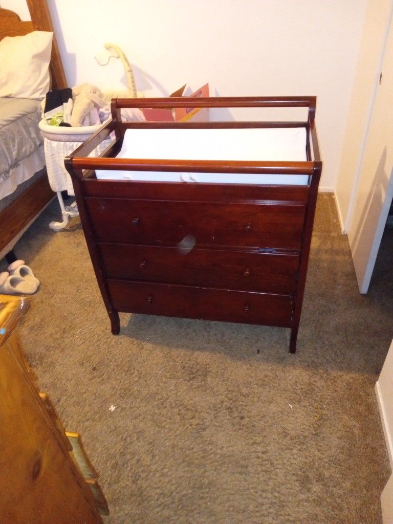 Baby Change Table Dresser 3drawer