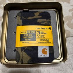 Carhartt Nylon Camo Card Holder Wallet