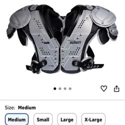 Football Pads, Size Medium 