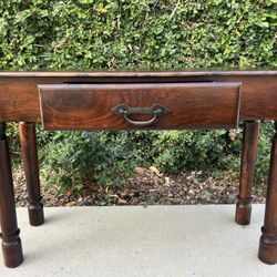 World Market Solid Wood Console Table / Minimalist Desk