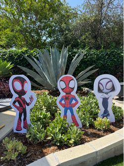 Spidey and His Amazing Friends Party Decor Yard Signs