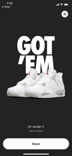 Air Jordan 4 Retro White Oreo