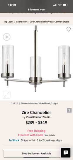 Zinc Chandelier
