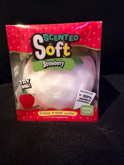 Jumbo UV strawberry Squishy