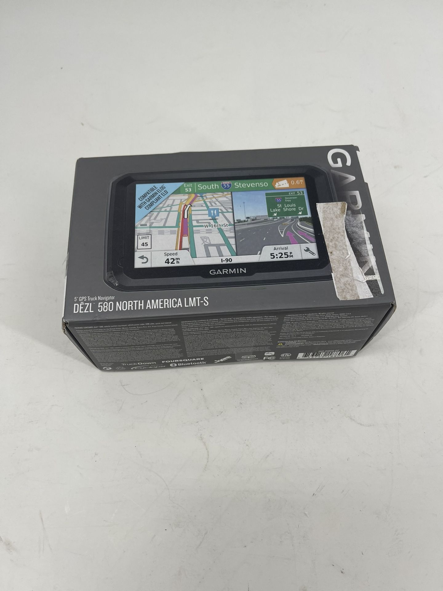 Garmin Dezl 580 LMT-S 010-01858-02 5 inch Display Truck GPS Navigation System